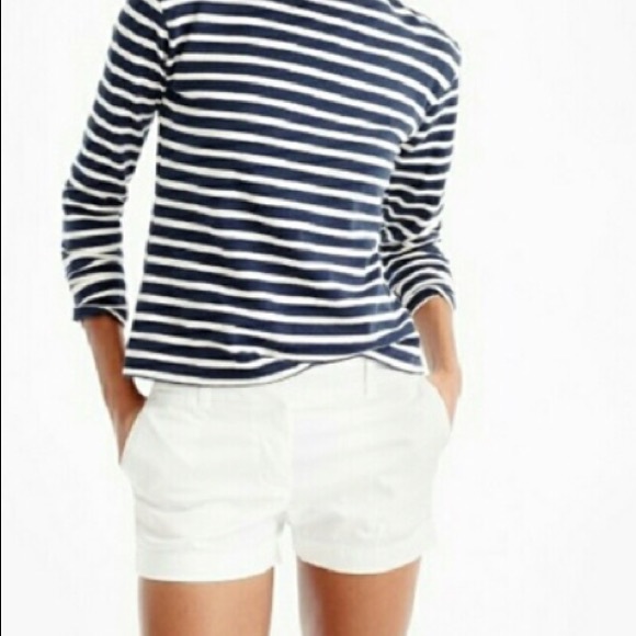 J. Crew Pants - 🆕 J.CREW 3" Chino Short White SZ 12